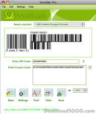 Accelotech GS1 DataBar Barcode Generator Software screenshot